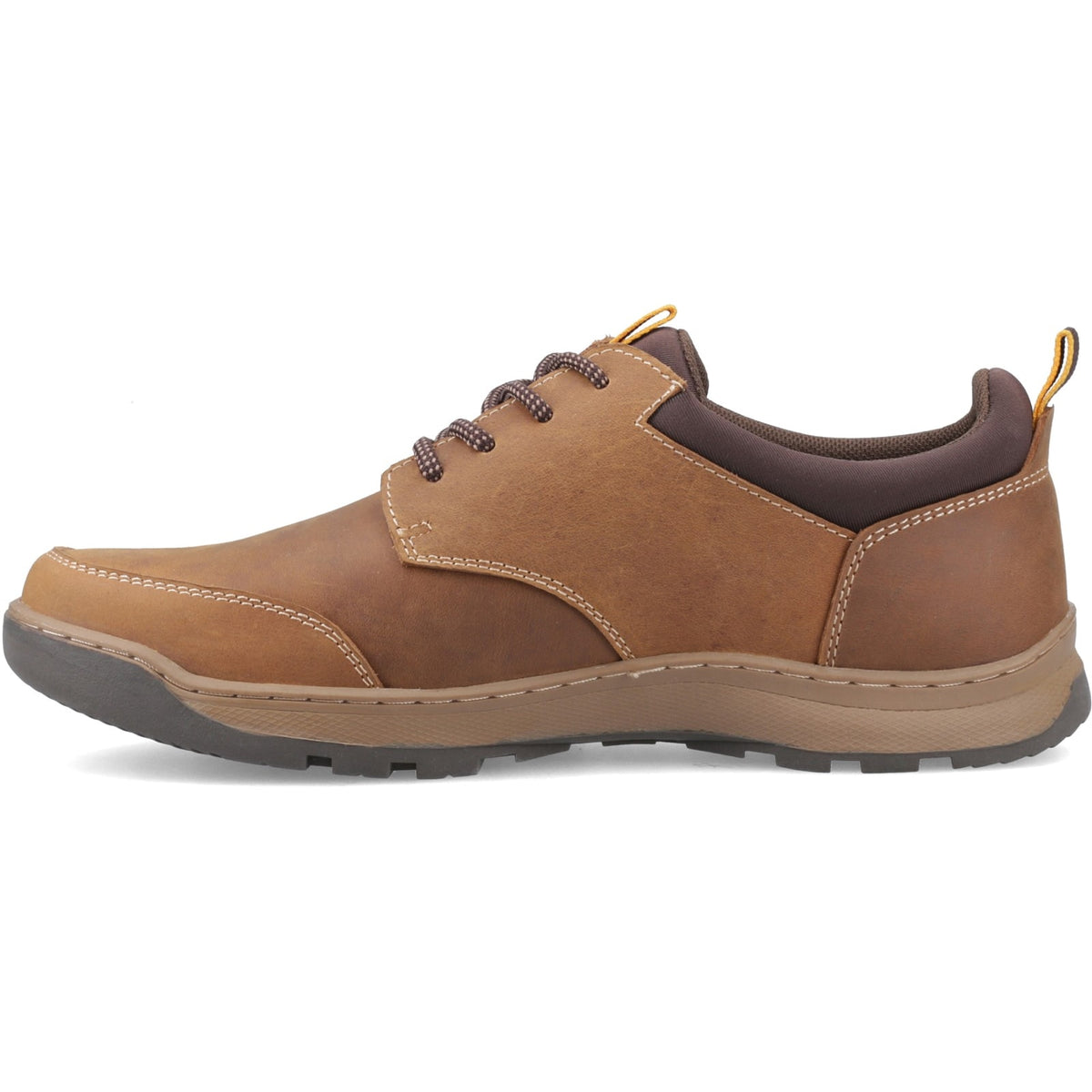 Hush Puppies THOM LACE UP Mens Casual Shoes Tan