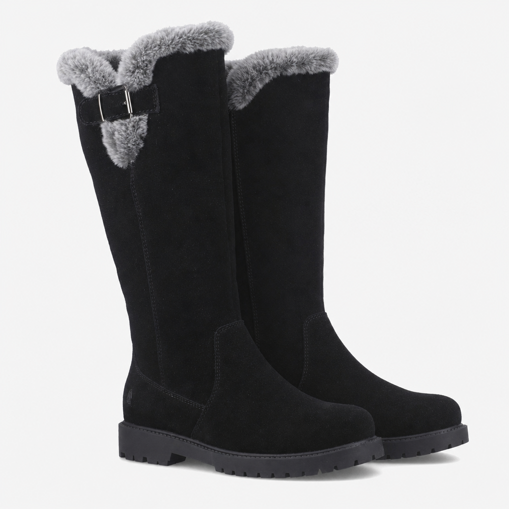 Hush Puppies Honor Long Boot Womens Tall Boots Black
