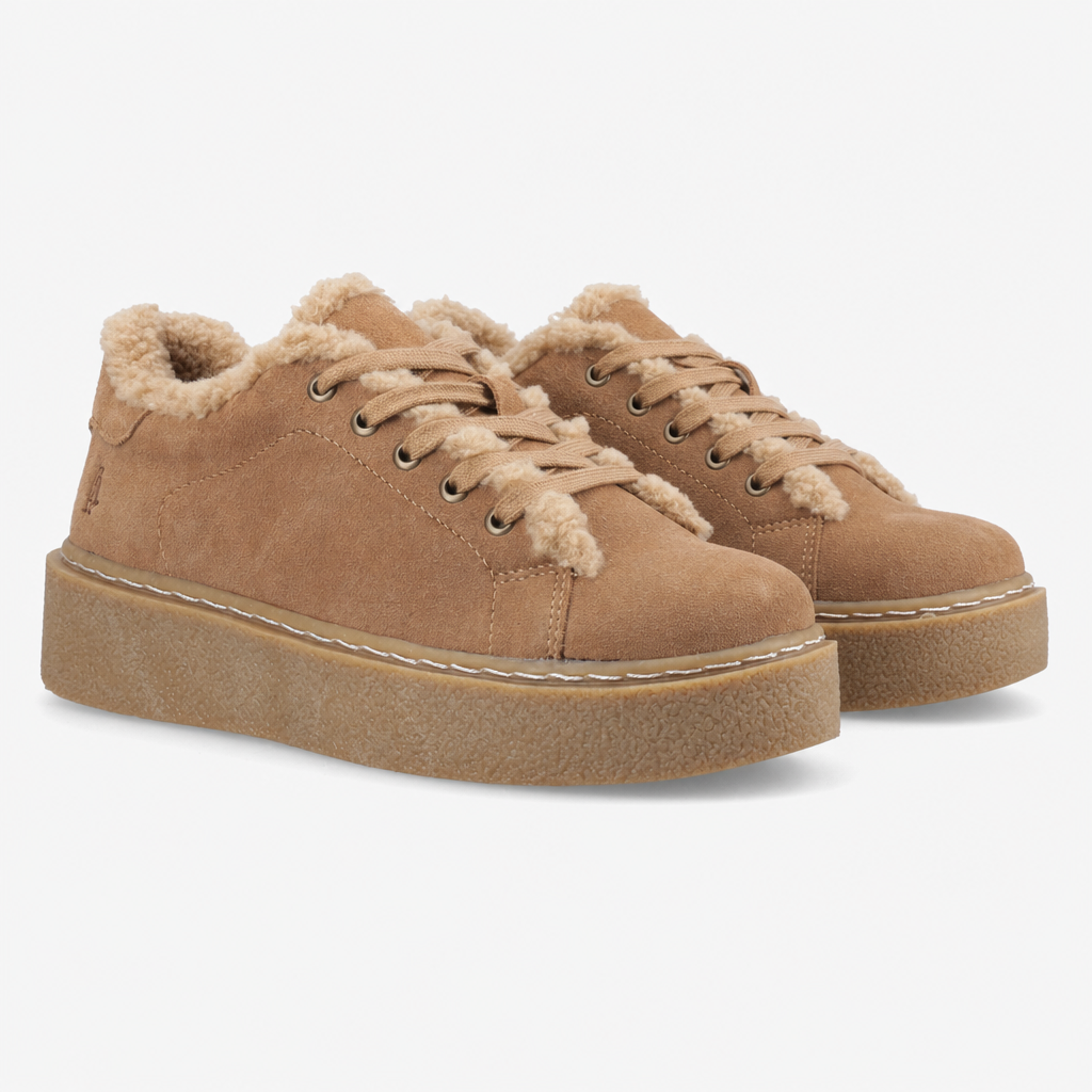 Hush Puppies BRINLEE Womens Casual Shoes Tan