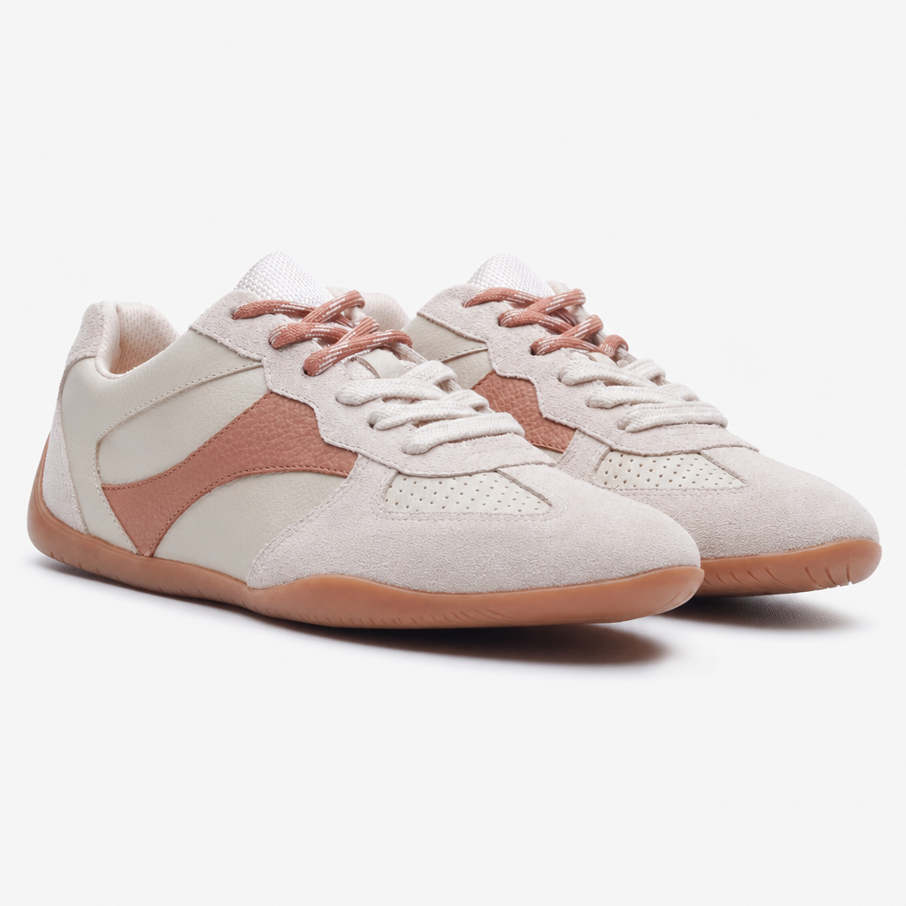 Hush Puppies JOVIE Womens Casual Trainers Taupe