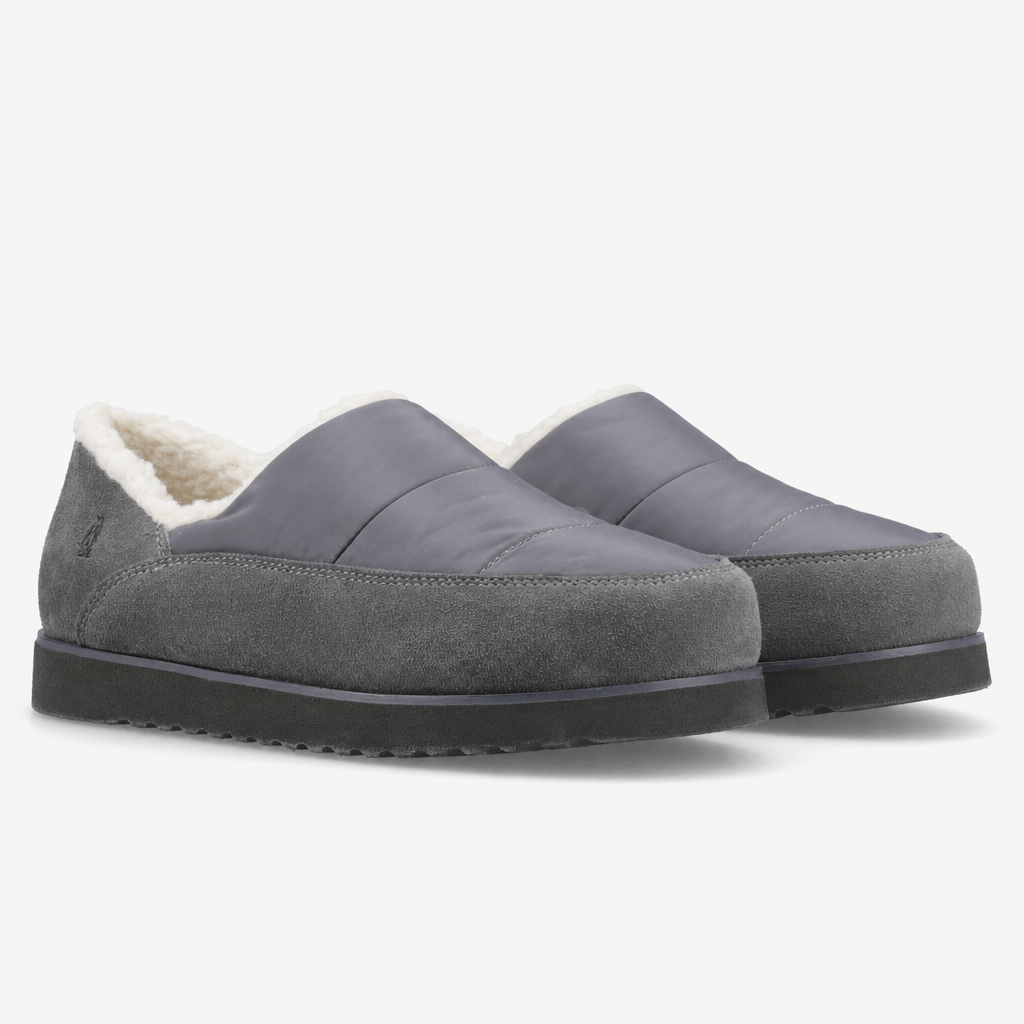 Hush Puppies SUSIE Womens Full Slippers Grey