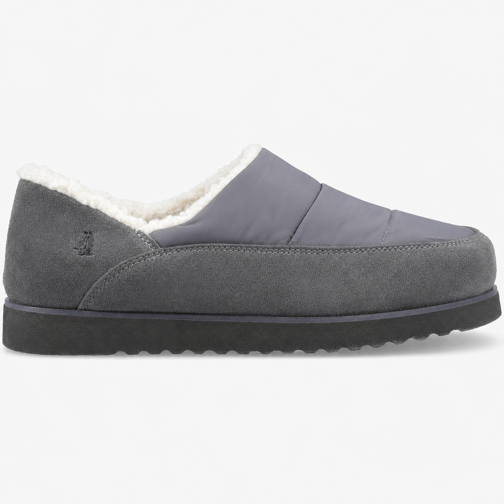 Hush Puppies SUSIE Womens Full Slippers Grey