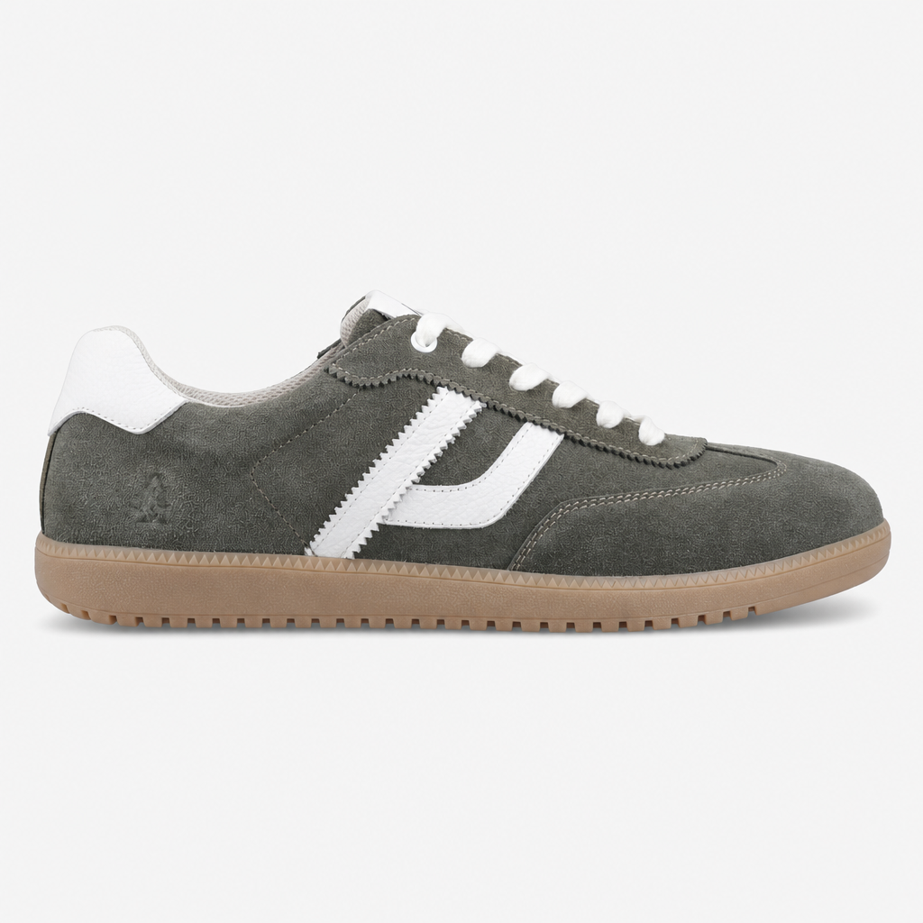 Hush Puppies BEAU Mens Casual Trainers Green