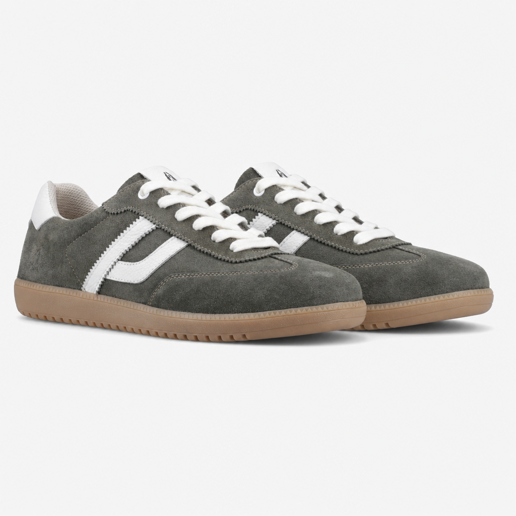 Hush Puppies BEAU Mens Casual Trainers Green