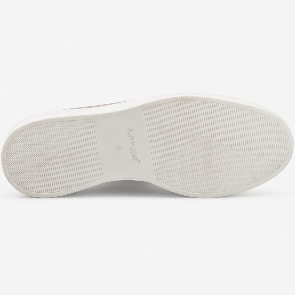 Hush Puppies RIVEN Mens Smart Trainers Taupe