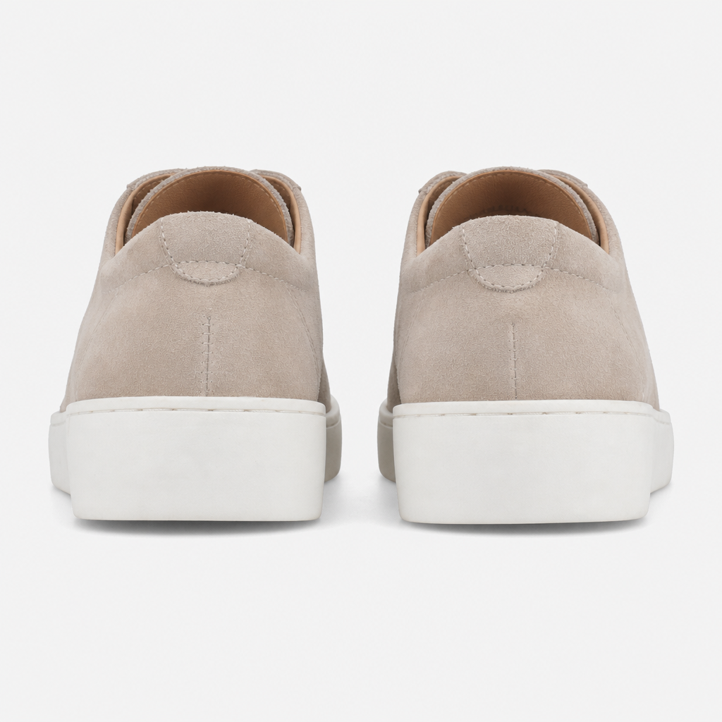 Hush Puppies RIVEN Mens Smart Trainers Taupe