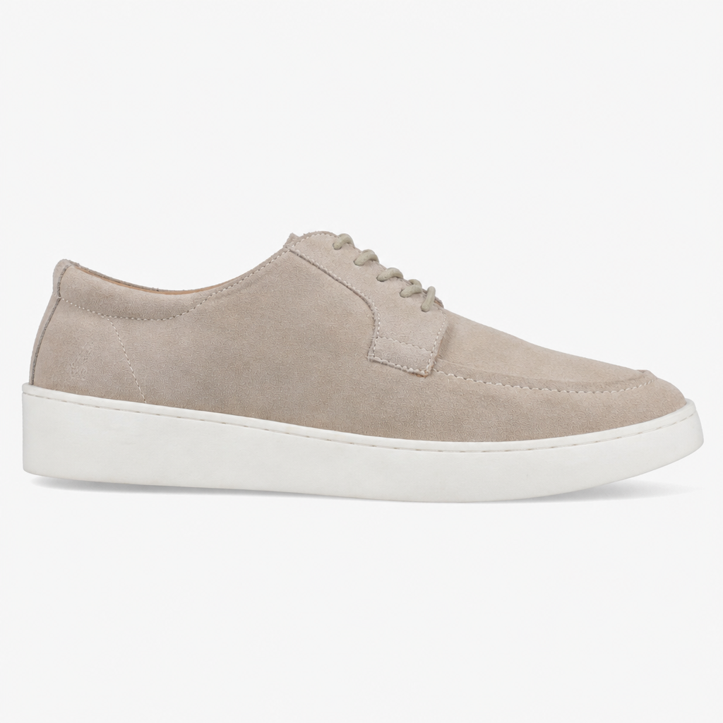 Hush Puppies RIVEN Mens Smart Trainers Taupe