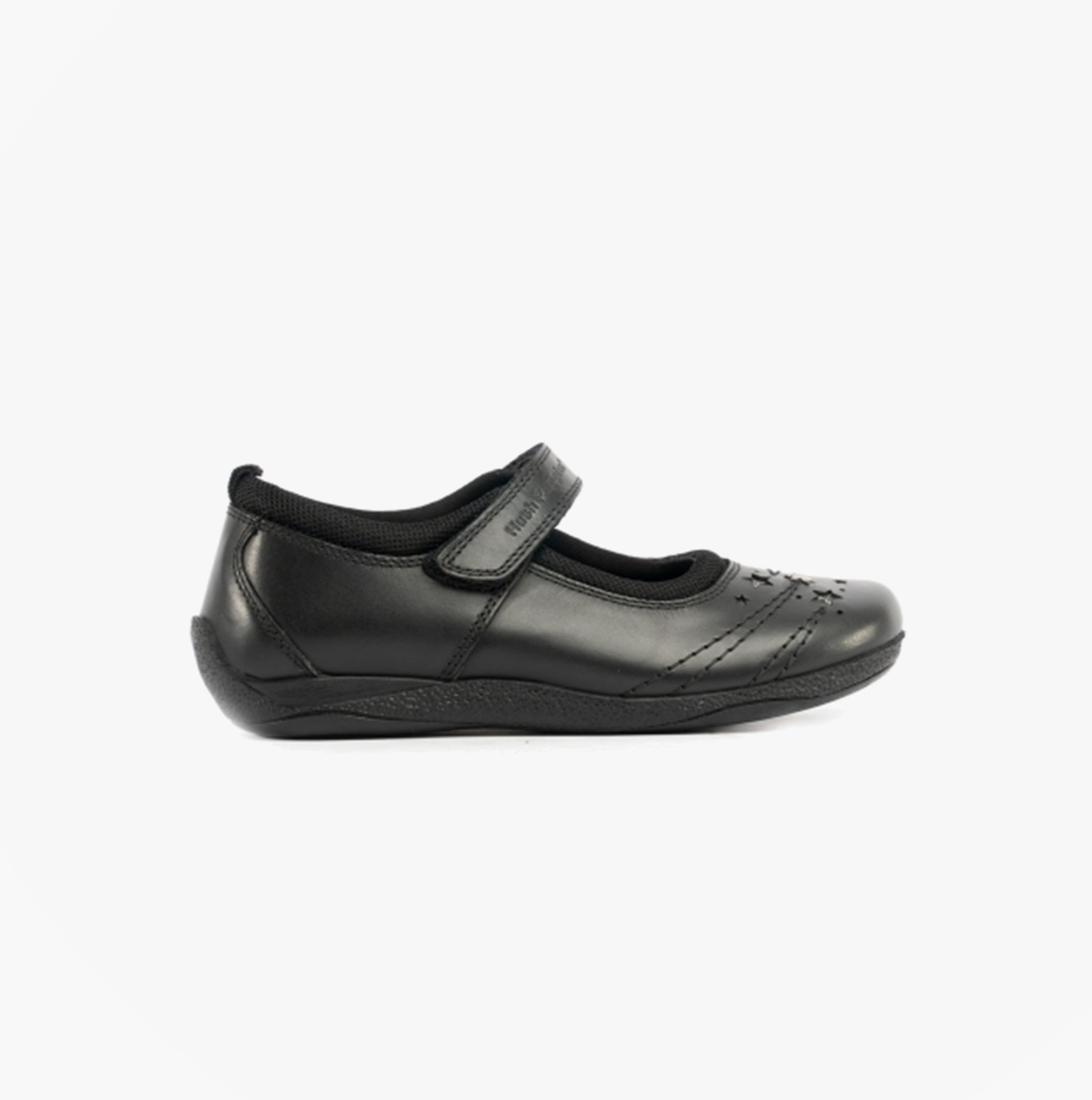 Hush Puppies AMBER Girls School Shoes Black