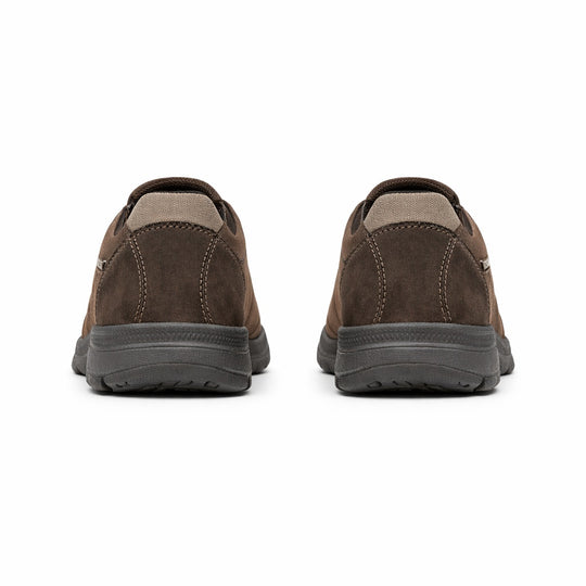 IMAC M032BN Mens Twin Gusset Nubuck Trainers Brown