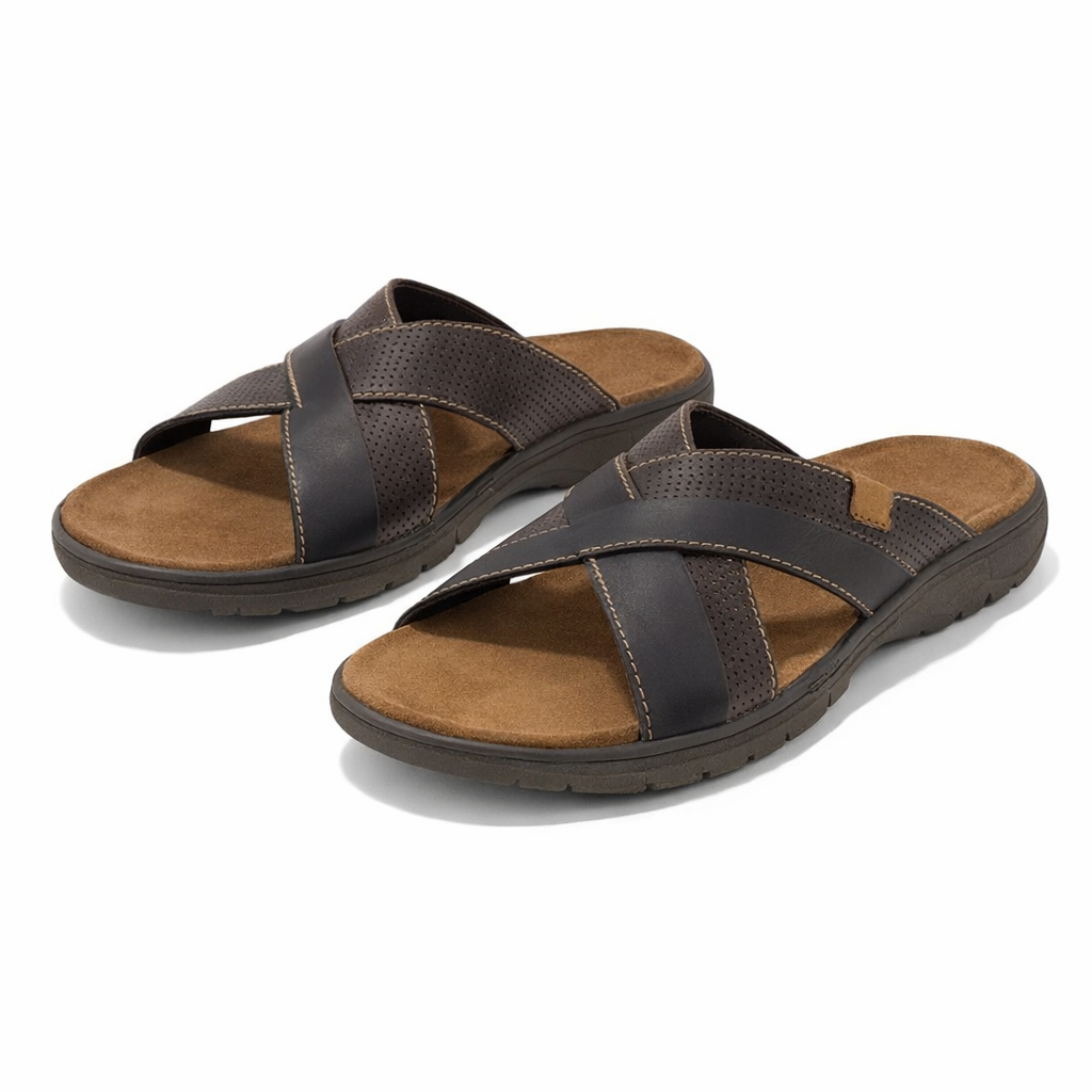 IMAC JAKE Mens Mules Sandals Brown