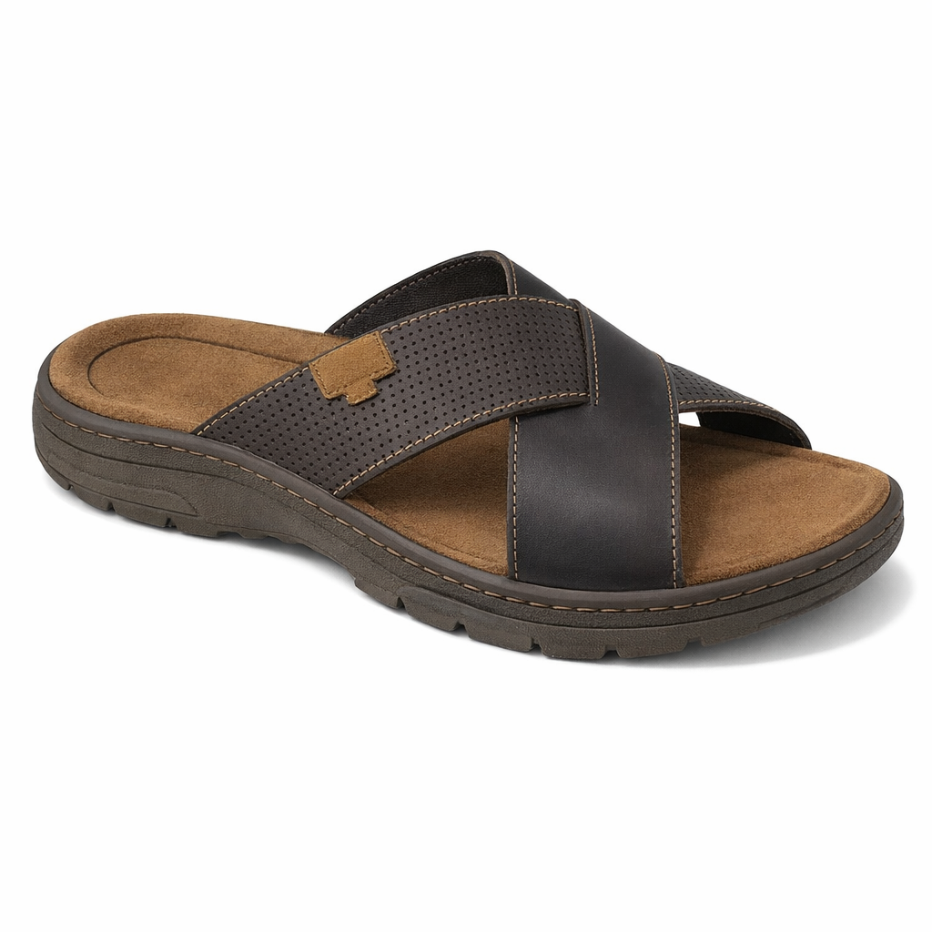 IMAC JAKE Mens Mules Sandals Brown
