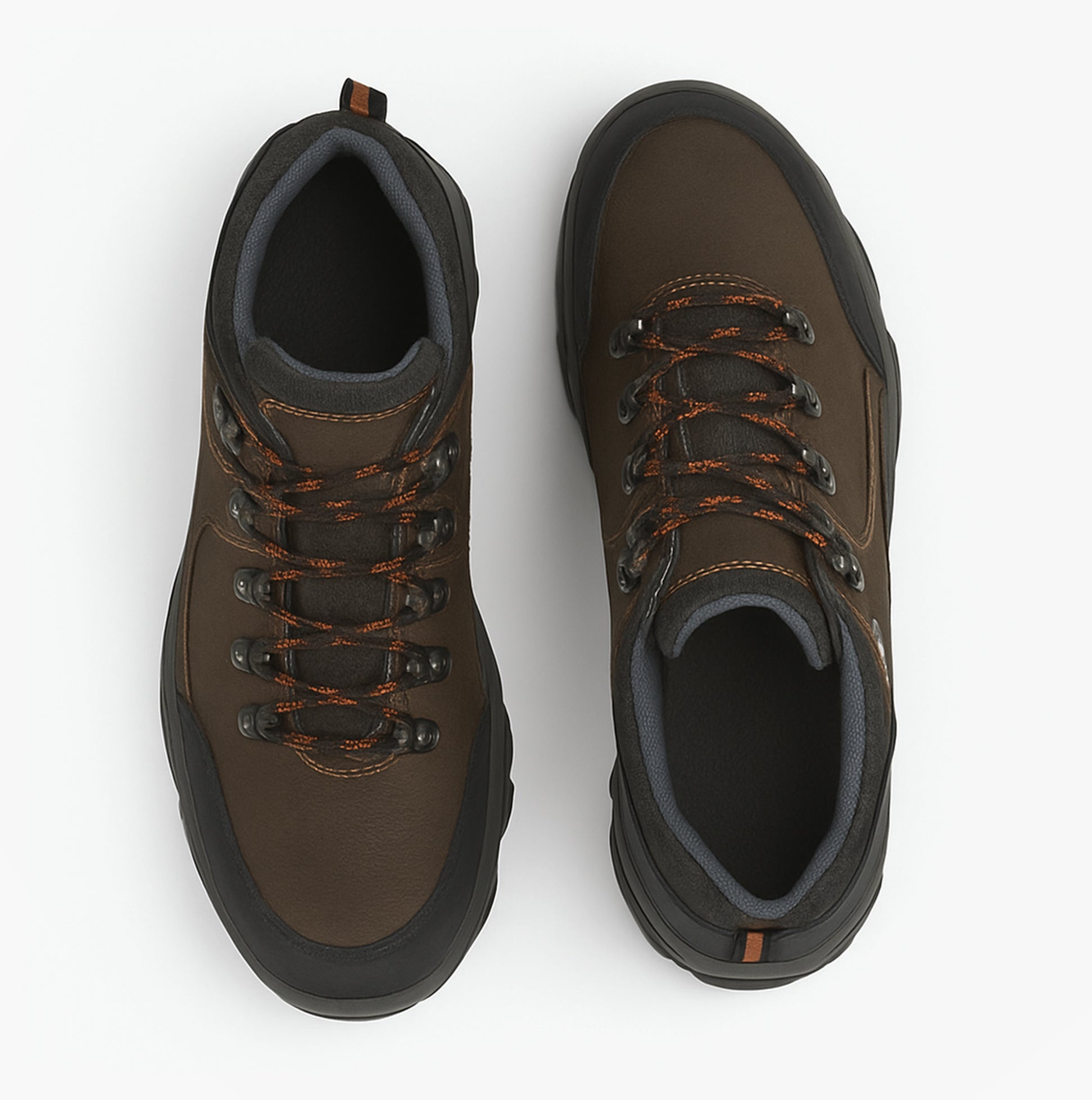 IMAC TERRAIN Mens Leather Trail Shoes Dark Brown | Shuperb