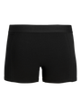 Jack & Jones WAISTBAND 3 Pack Trunks Mens Black front view showing elasticated waistband and black fabric.