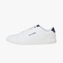 Jack & Jones BOSLEY PU Mens Trainers White side view, lightweight casual trainers with lace-up closure.