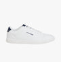 Jack & Jones BOSLEY PU Mens Trainers White side view showcasing casual lace-up design and lightweight PU material.