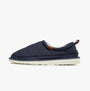 Jack & Jones PUFF MULE Mens Mule Sandals Navy Blazer side view with quilted upper and rubber sole
