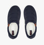 Jack & Jones PUFF MULE Mens Mule Sandals Navy Blazer top view showing plush lining and slip-on style.