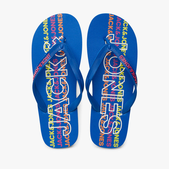 Jack & Jones LOGO 2.0 Mens Flip-Flops Nautical Blue