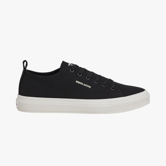 Jack & Jones BAYSWATER Mens Canvas Trainers Anthracite