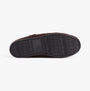 Jack & Jones MARK Mens Slippers Java bottom view showcasing rubber sole design.