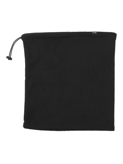 Jack & Jones TECH Mens Woven Snood Black front view showcasing the soft polyester fabric.