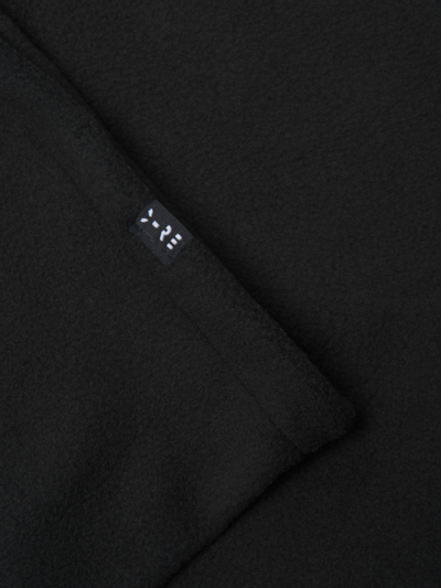 Jack & Jones TECH Mens Woven Snood Black detail view showing soft fabric texture.