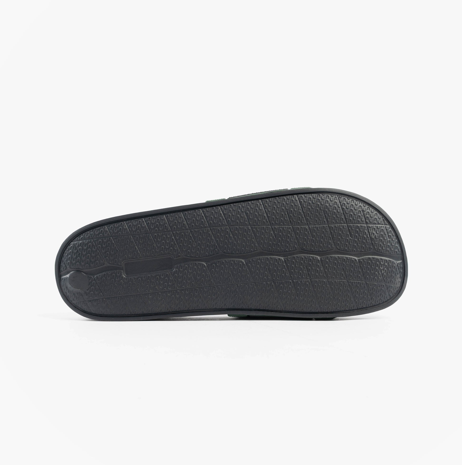 Jack & Jones JARRED Mens Sliders Anthracite bottom view with textured sole, lightweight and slip-on design.