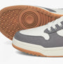 Jack & Jones JAMMER Mens Trainers Frost Grey close-up view of sole and upper material texture.