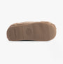 Jo & Joe CANDICE Womens Slippers Mink bottom view with rubber sole detailing and soft textile upper.