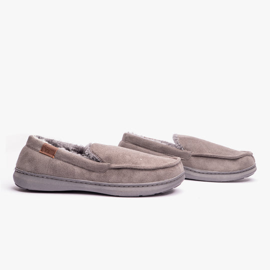 Jo & Joe DRYSDALE Mens Slippers Grey