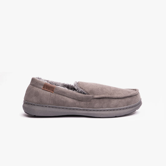 Jo & Joe DRYSDALE Mens Slippers Grey