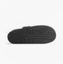 Jo & Joe HERITAGE Womens Full Slippers Pebble sole view, featuring rubber material and comfortable grip.
