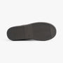 Jo & Joe ROSANNA Womens Slippers Charcoal bottom view rubber sole with herringbone pattern.