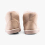 Jo & Joe ROSANNA Womens Slippers Cream back view of slipper boots with soft textile and faux fur lining.