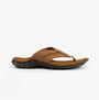 Josef Seibel LOGAN 25 Mens Sandals Nuss side view showcasing the nubuck upper and rubber sole.