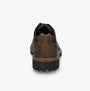 Josef Seibel CHANCE 08 Mens Shoes Brown back view showing block heel and leather upper.