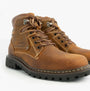 Josef Seibel CHANCE 51 Mens Boots Castagne Kombi Brown side view showing leather upper and lace-up design.