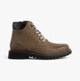 Josef Seibel CHANCE 39 Mens Boots Grey-Combi side view showcasing leather upper and lace-up design.