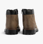 Josef Seibel CHANCE 39 Mens Boots Grey-Combi back view showcasing leather and rubber sole features.