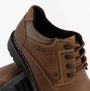 Josef Seibel CHANCE 59 Mens Shoes Brown detail view showcasing leather upper and lace-up design.