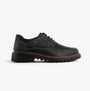 Josef Seibel CHANCE 59 Mens Shoes Black side view featuring leather upper and lace-up closure.