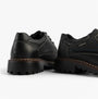 Josef Seibel CHANCE 59 Mens Shoes Black rear view showing leather upper and rubber sole.