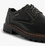 Josef Seibel CHANCE 59 Mens Shoes Black side view showing leather upper and rubber sole.
