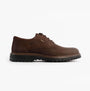 Josef Seibel ERROLL 50 Mens Waterproof Shoes Moro Brown side view, leather upper, lace-up closure, comfort shoes.