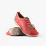 Josef Seibel FERGEY 56 Womens Casual Shoes Hibiscus side view, showing lace-up closure and comfortable leather design.