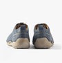 Josef Seibel FERGEY 56 Womens Casual Shoes Shark rear view showing comfort leather design in blue.