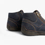Josef Seibel FERGEY 67 Womens Size Zip Boots Ocean back view showing leather upper and zip detail.