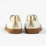 Josef Seibel JOLEEN 03 Womens Trainers Beige-Multi rear view featuring gold accent and casual lace-up design.