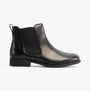 Josef Seibel SIMONA 03 Womens Ankle Boots Black side view showcasing leather upper and elasticated side panel.