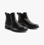 Josef Seibel SIMONA 03 Womens Ankle Boots Black side view showcasing sleek leather upper and elasticated side panel.